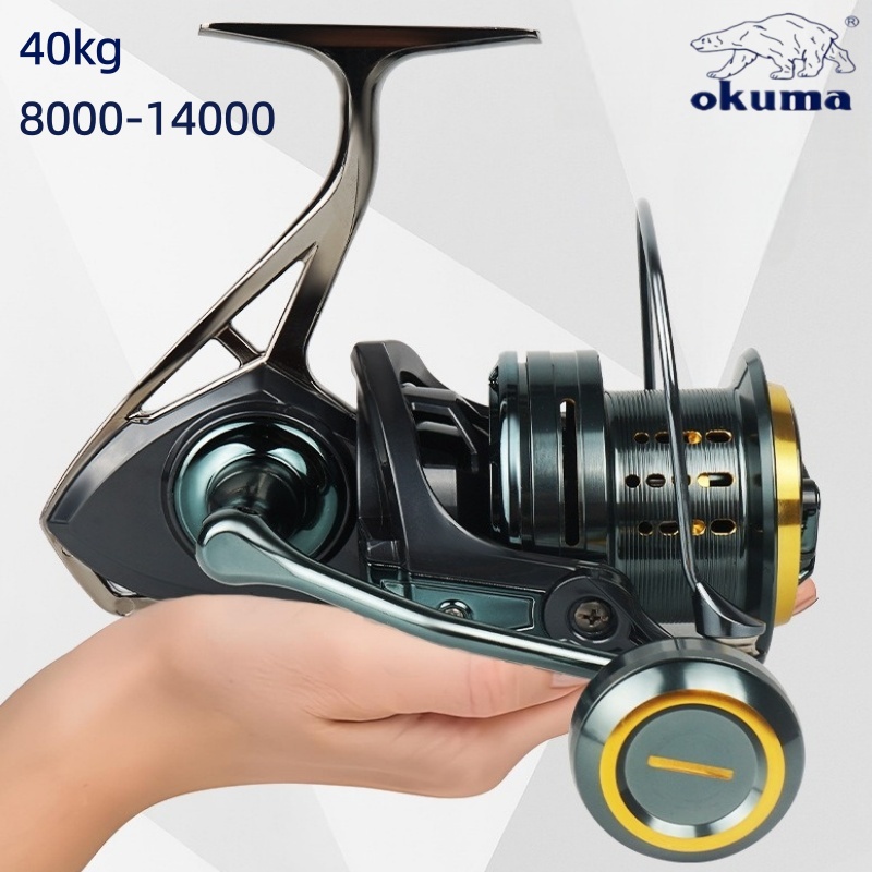 Daiwa Reel Bg - Okuma Premium Große Spinnrolle für Meeresfischerei,