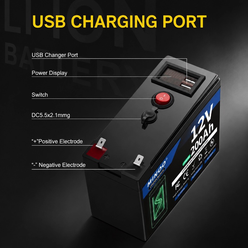 12V 200Ah LiFePO4 Batterie, De – Fish Finder Charger Bewertung und Preis