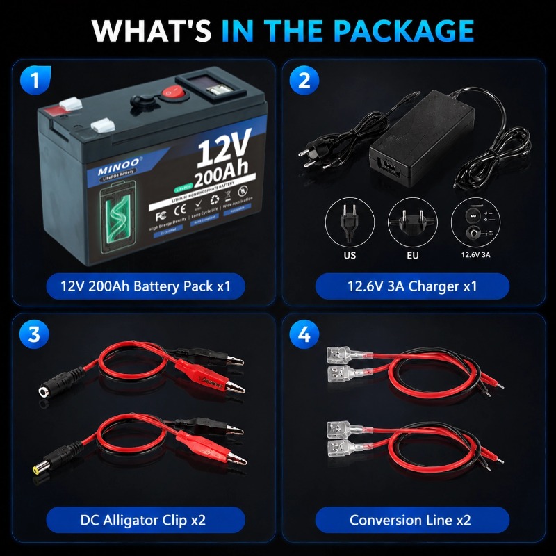 12V 200Ah LiFePO4 Batterie, De – Fish Finder Charger Bewertung und Preis