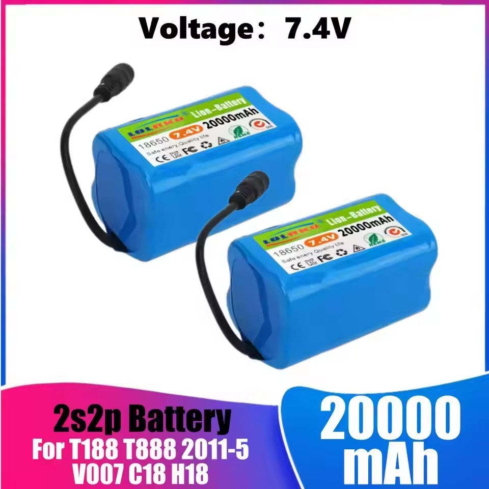 7,4V 20000mAh Akku mit USB-Lad – Fish Finder Charger Bewertung und Preis